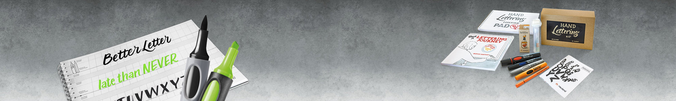 Header Kategorie Lettering