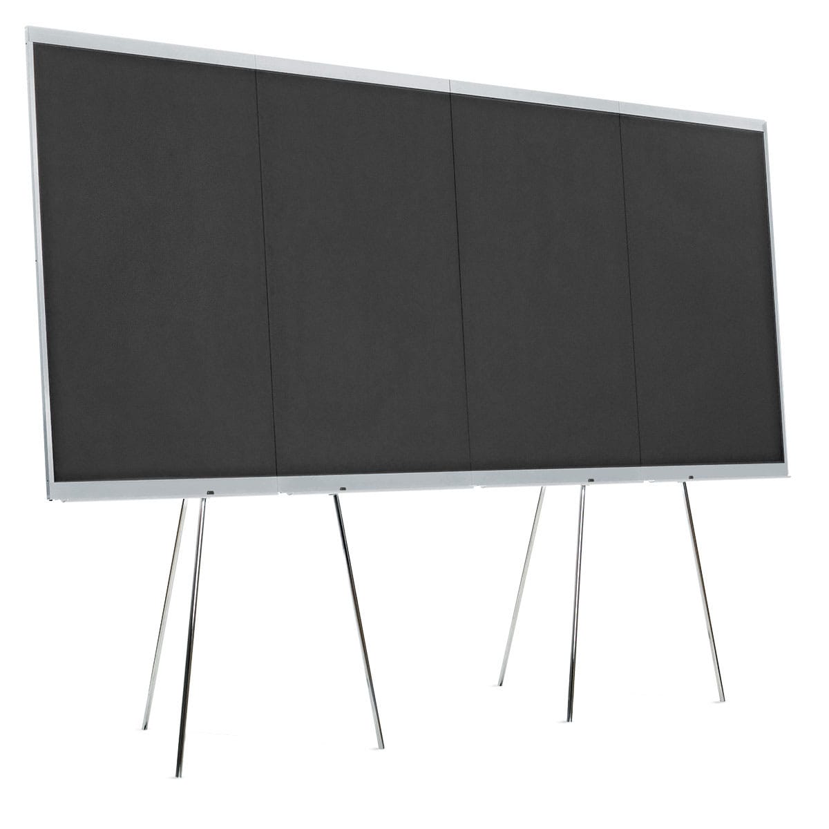 LW-X GraphicWall, 4 Board Elements/Set - 00 black foam board