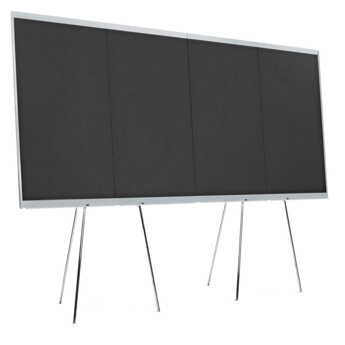 GraphicWall LW-X, 4er Set- 00 schwarz kartoniert