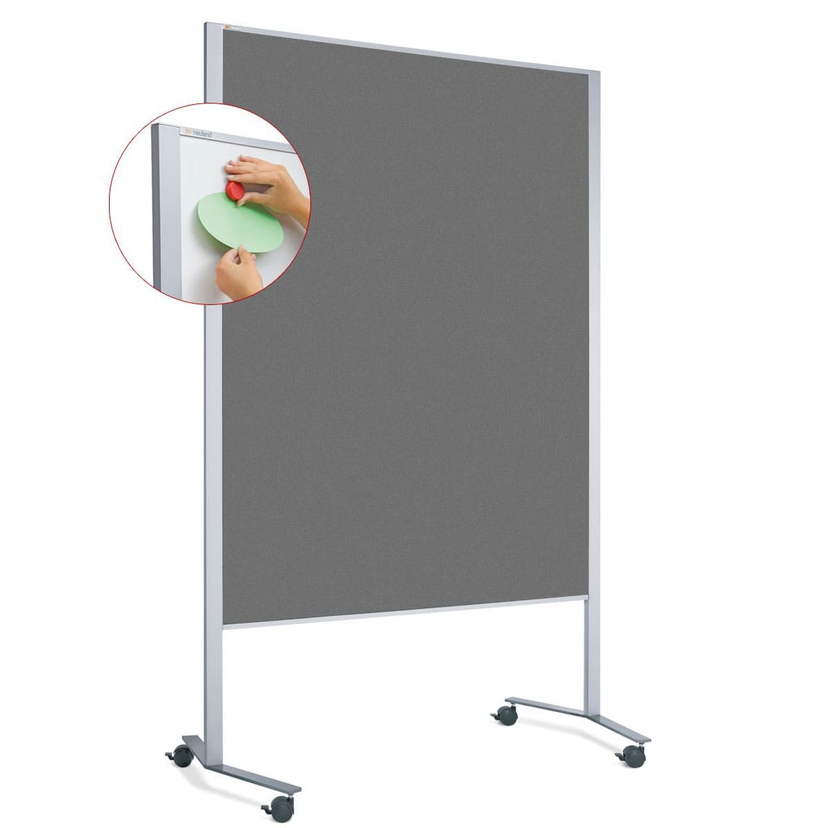 #tafel-ausführung wählen_01 filztuch anthrazit 9294 #metallteile_S004 silber
