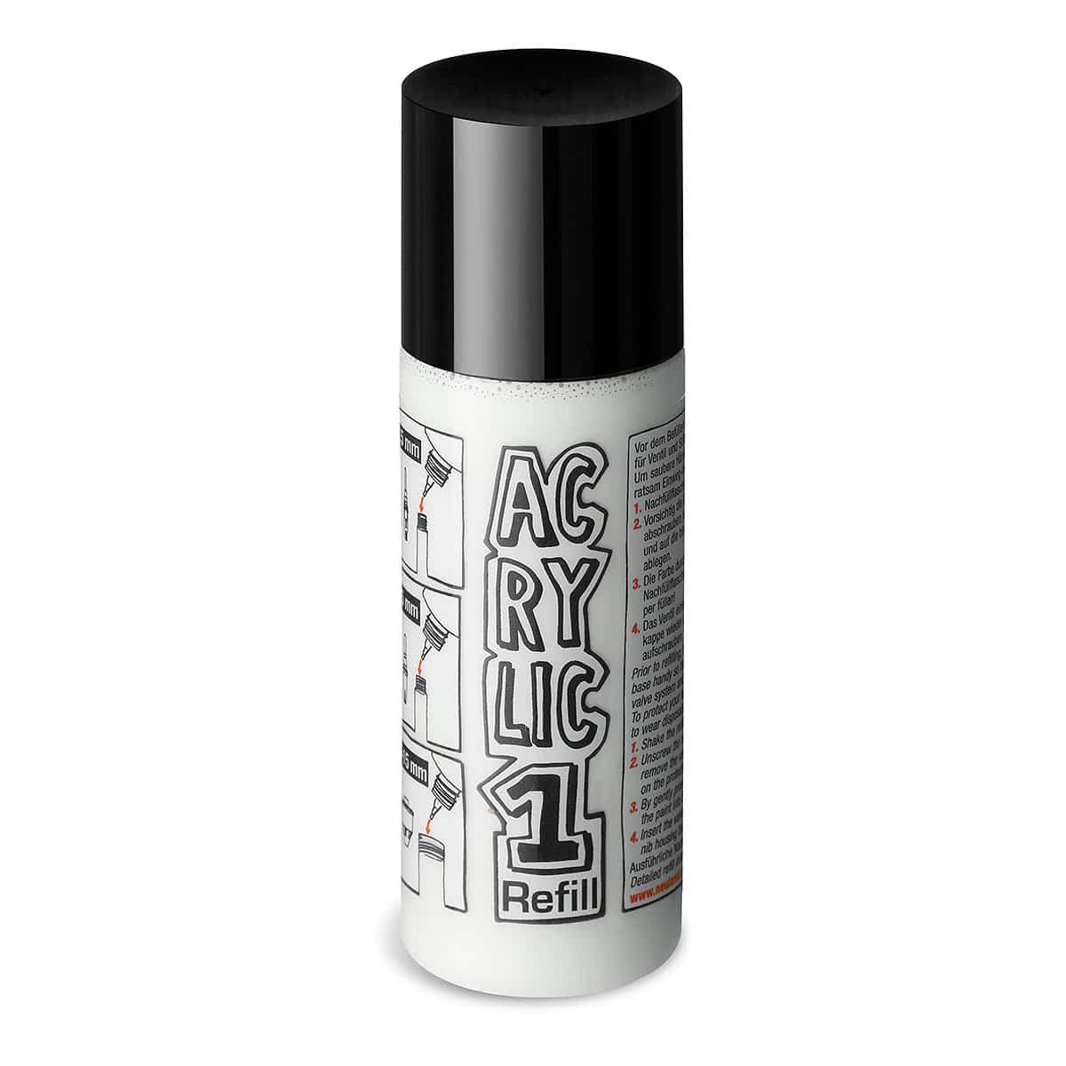 AcrylicOne Refill, Wasserbasis, Einzelfarben- ac501 weiß