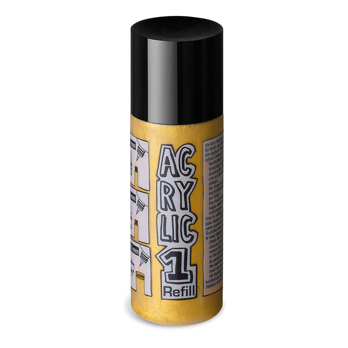 AcrylicOne Refill, Wasserbasis, Einzelfarben- ac554 gold