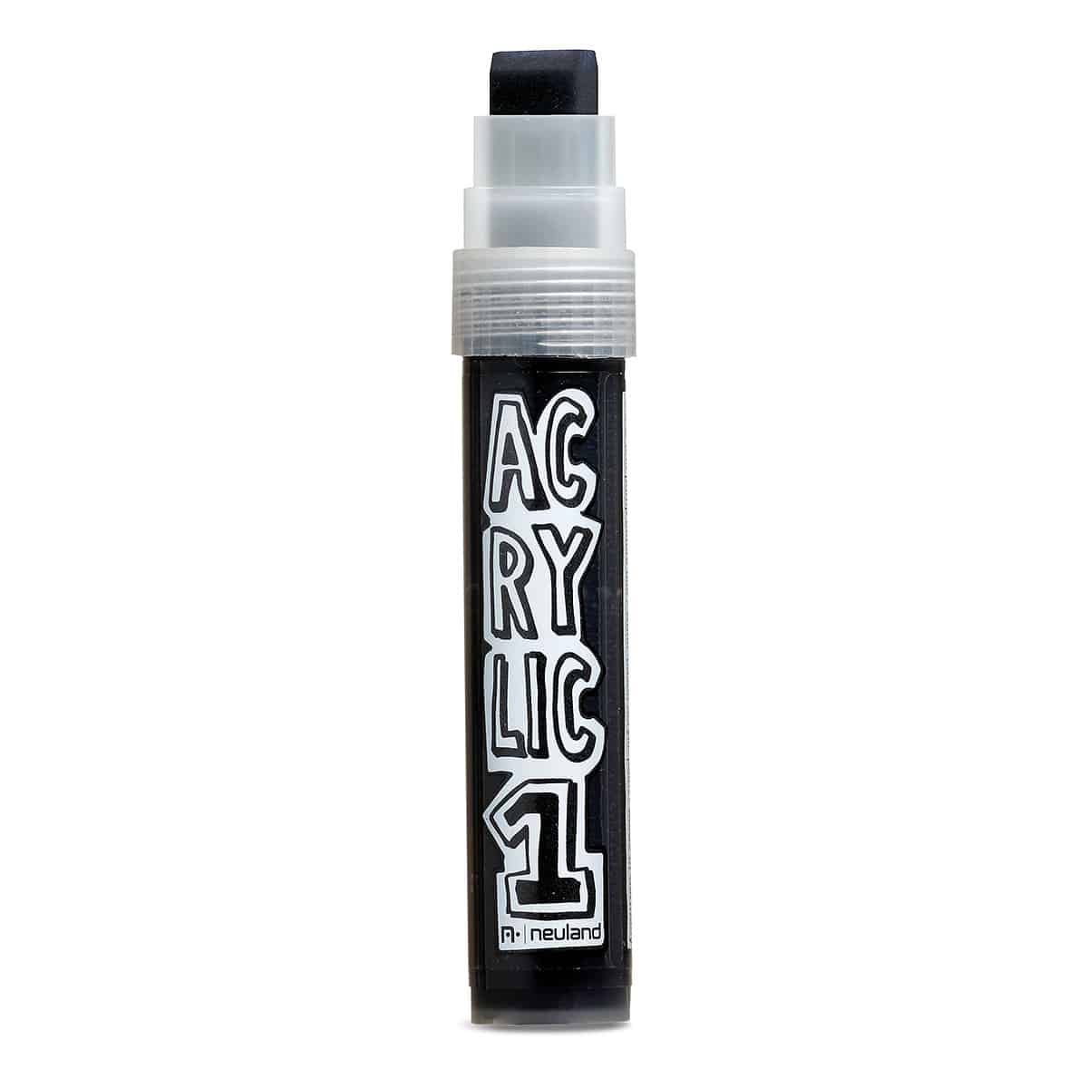 AcrylicOne BIG, Keilspitze 8-15 mm - Einzelfarben- ac550 schwarz