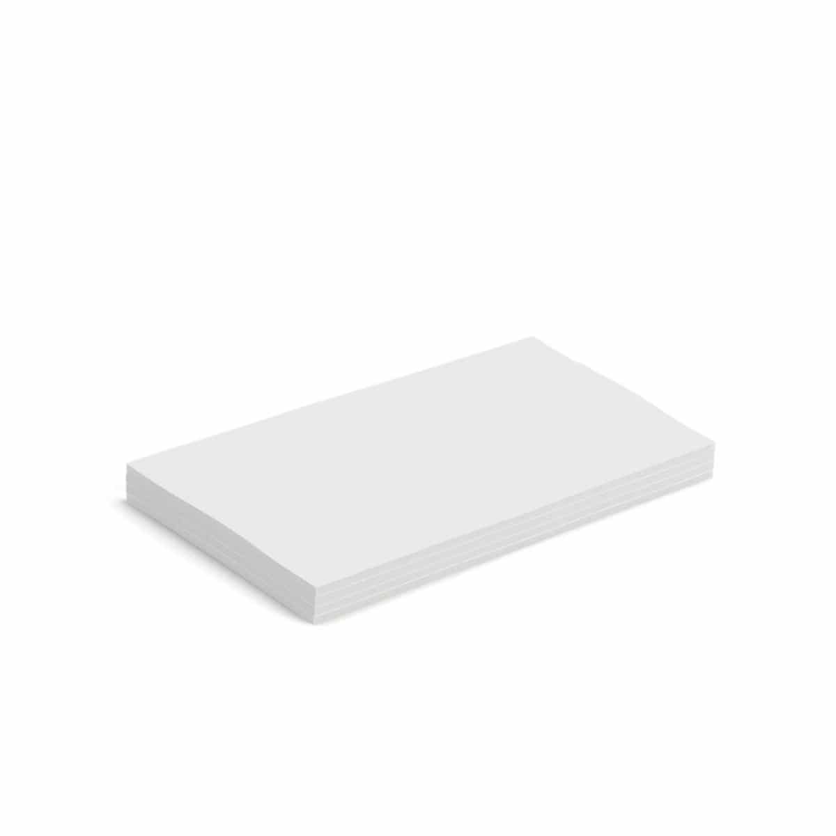 Maxi-Rechteck-Karten Stick-It, 100 Stück, uni- 1 weiß