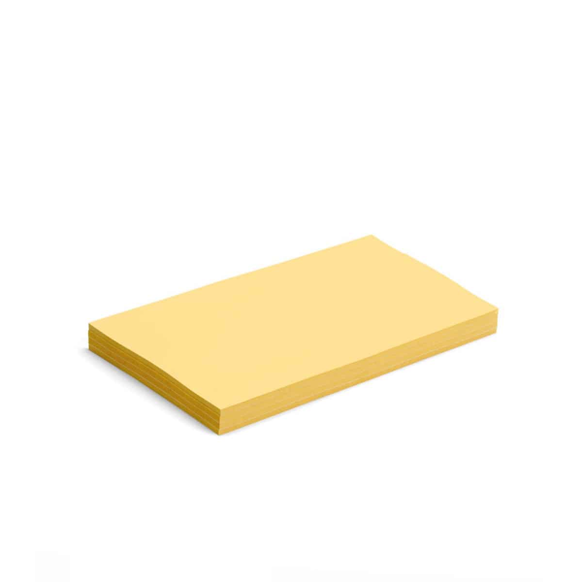 Maxi-Rechteck-Karten Stick-It, 100 Stück, uni- 5 gelb