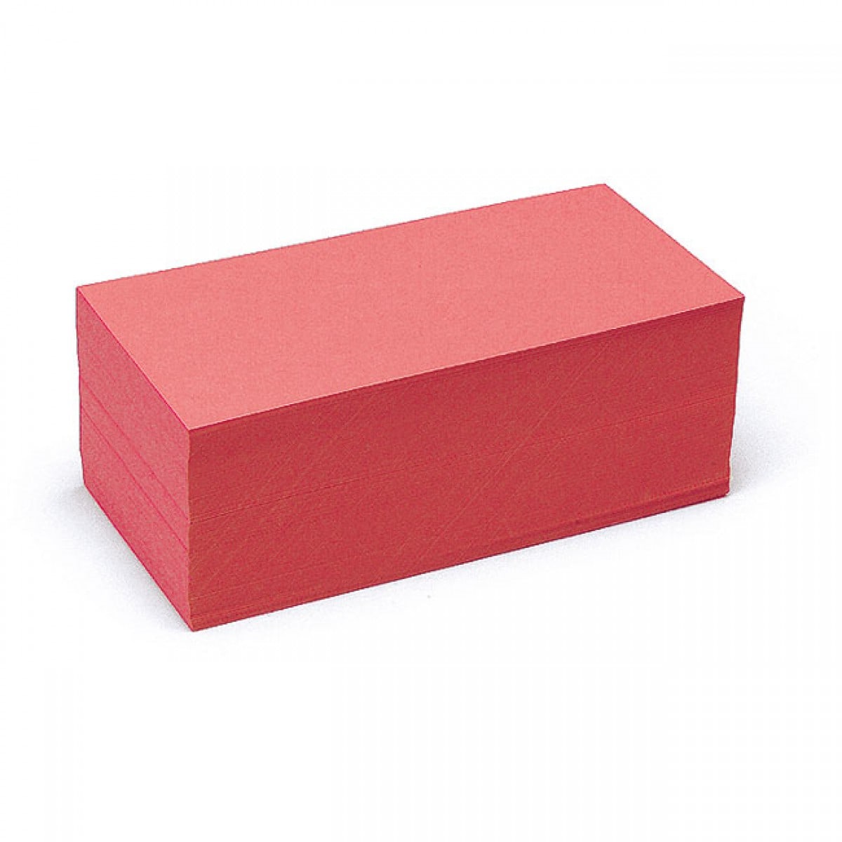 Pin-It Cards, rectangular, 500 sheets, single colors - 2 red