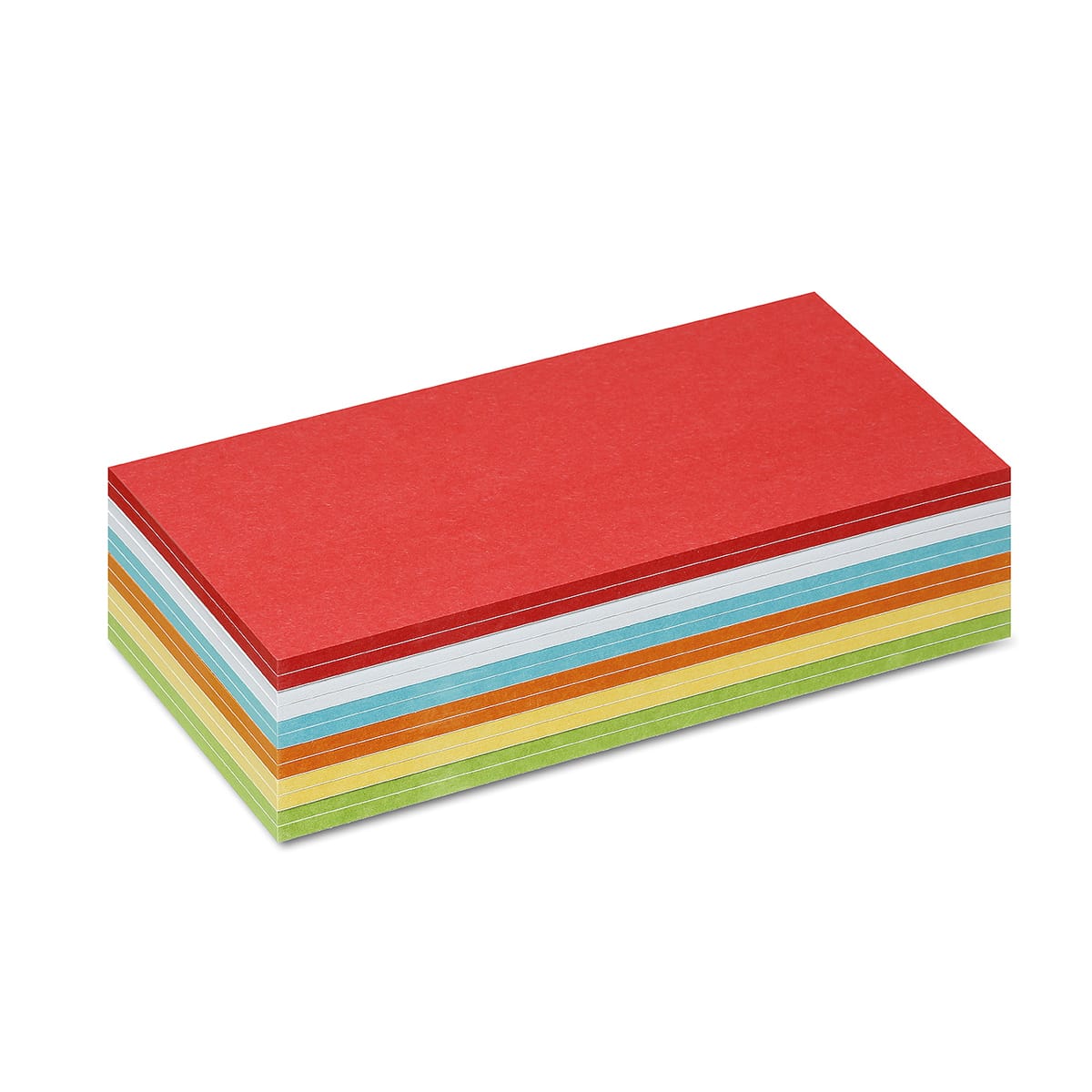 Stick-It Cards, rectangular, 300 sheets, assorted