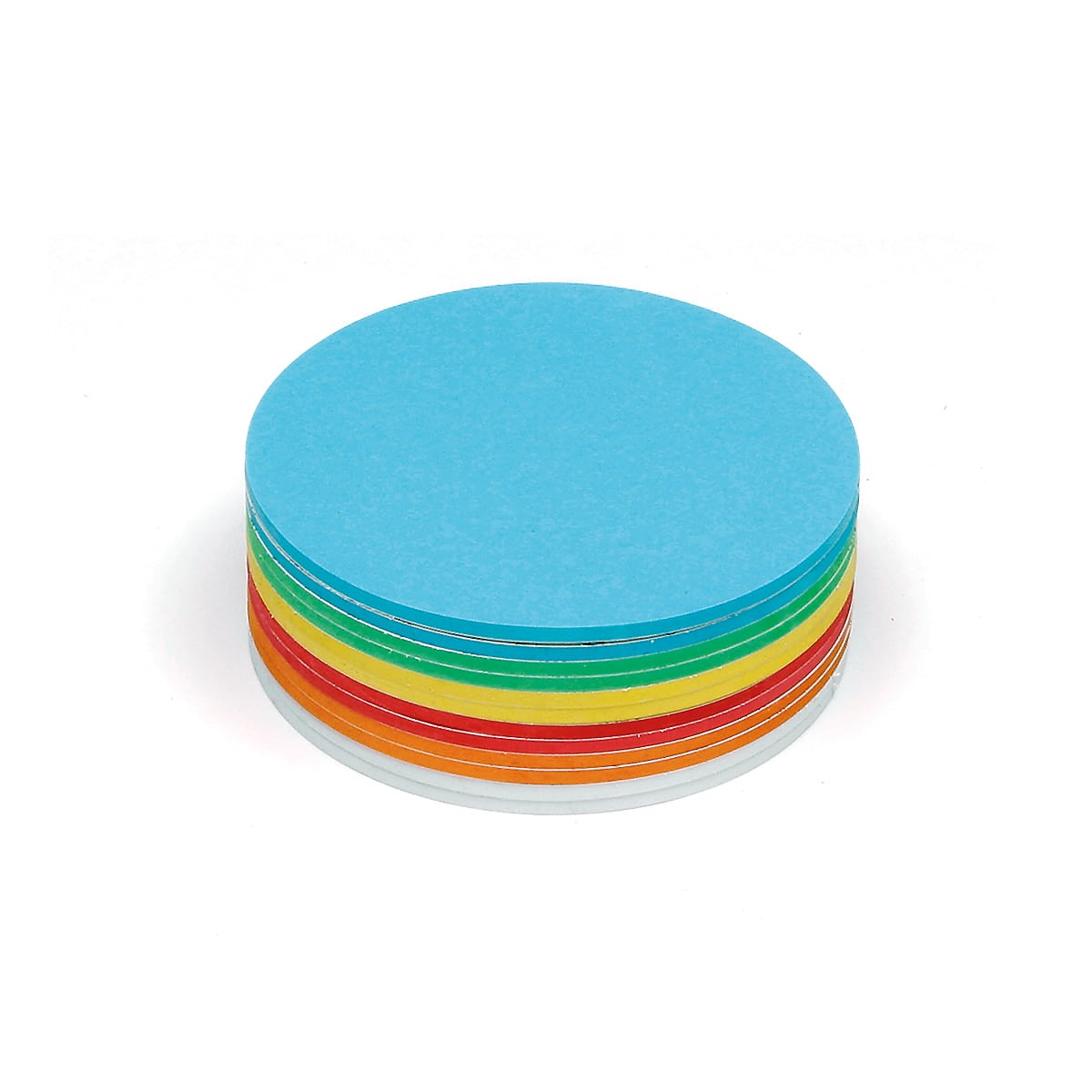 Stick-It Cards, medium circular, 300 sheets, assorted