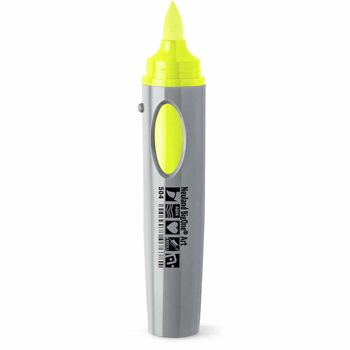 Neuland BigOne® Art, Pinselspitze 2-15 mm – Neonfarben- 504 neongelb