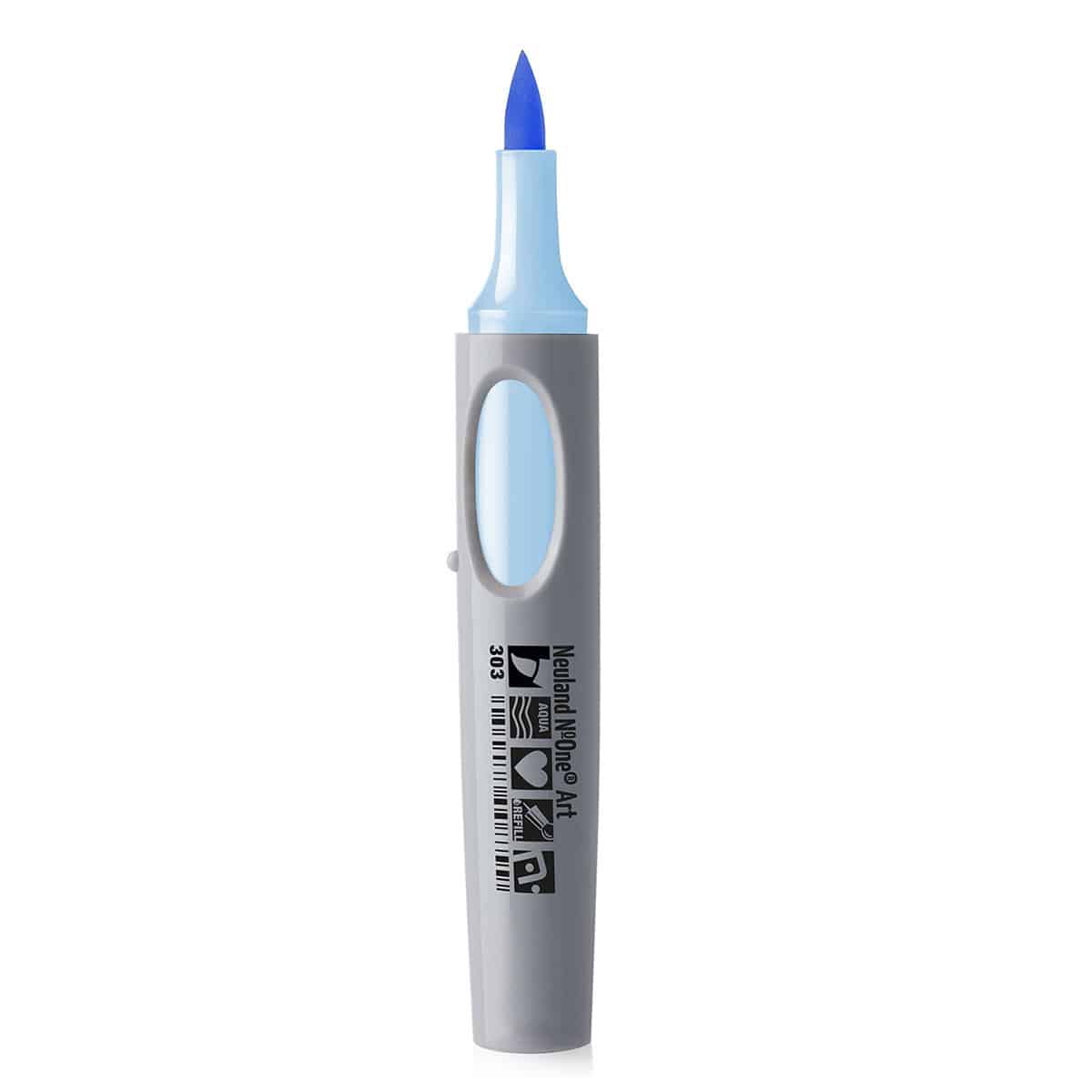 Neuland No.One® Art, brush nib 0.5-7 mm – Single Colors- 303 pastellblau