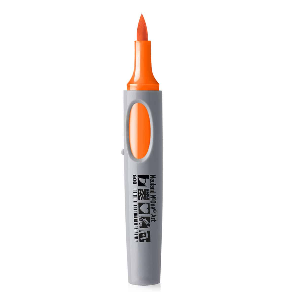 Neuland No.One® Art, brush nib 0.5-7 mm – Single Colors- 600 orange