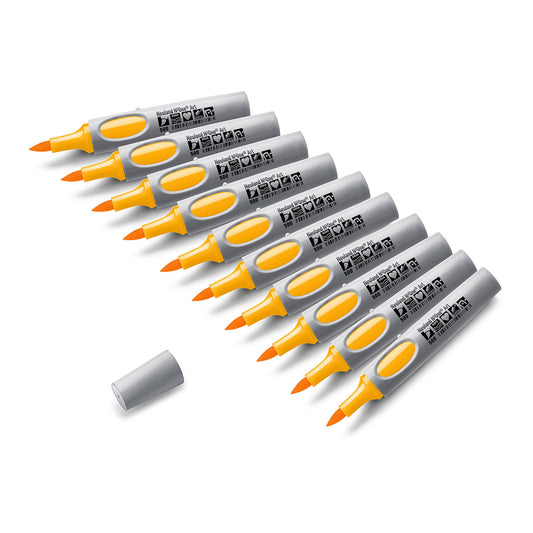 Neuland No.One® Art Moderatiemarkers, met penseelpunt 0,5-7 mm – 10-delige set in één kleur