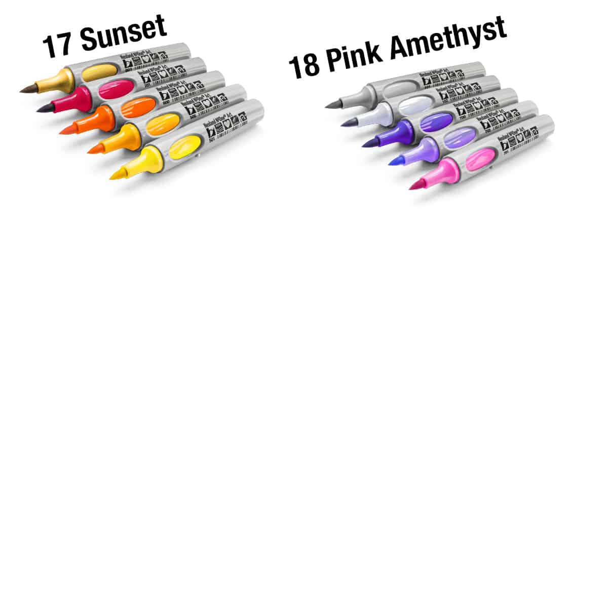 Neuland No.One® Art, brush nib 0.5-7 mm, 5/color sets