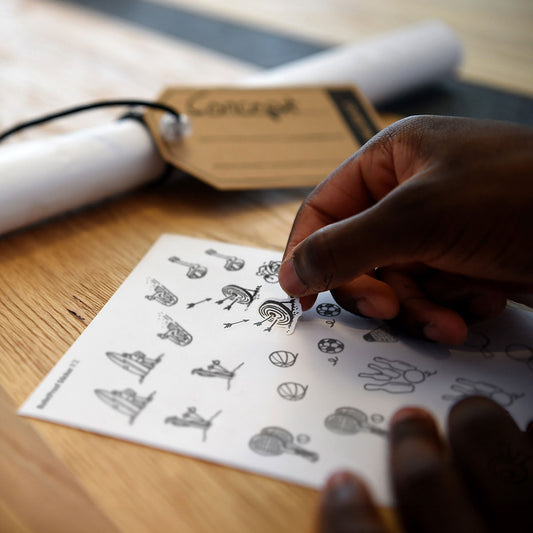 Lot d'autocollants à motifs – BulletProof – petits motifs