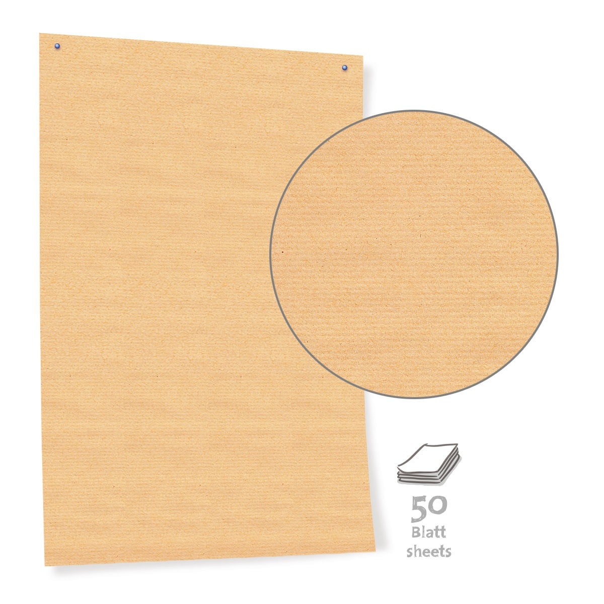 Pinnwand-Papier Economy- 50 blatt