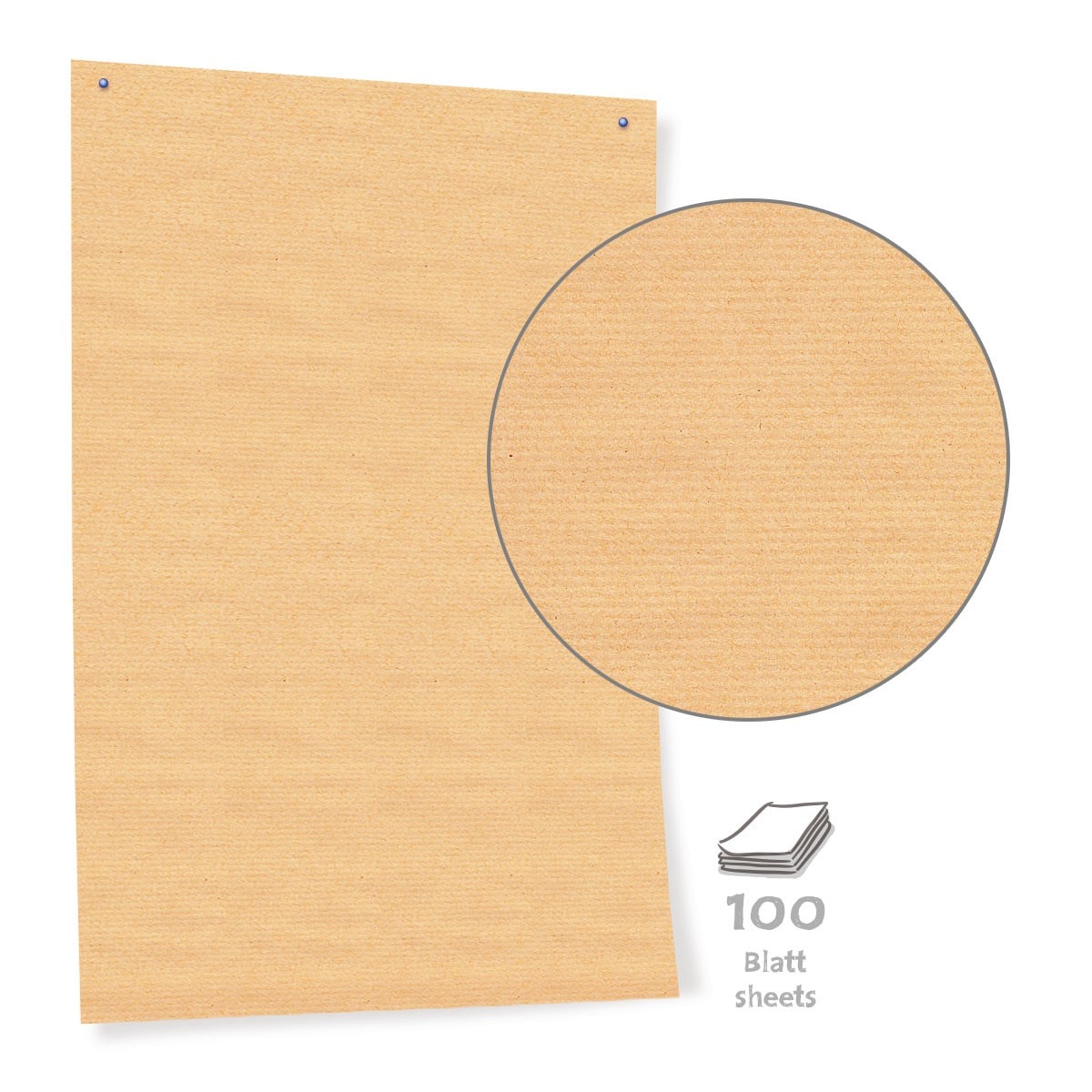 Brown Economy Pinboard Paper - 100 sheets