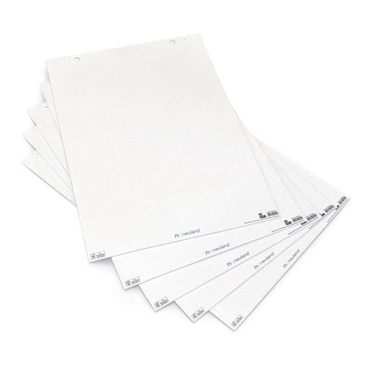 Mini FlipChart paper, white with crosshair print