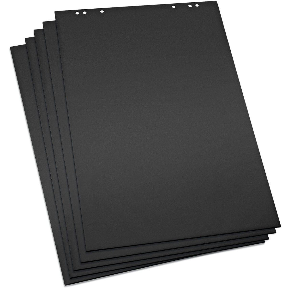 FlipChart-Block BlackPad- 5er block (gerollt)