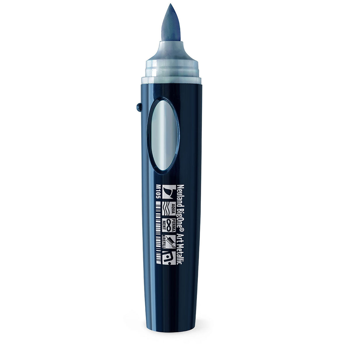 Neuland BigOne® Art Metallic, Pinselspitze 2 – 15 mm - Einzelfarben- m105 blau
