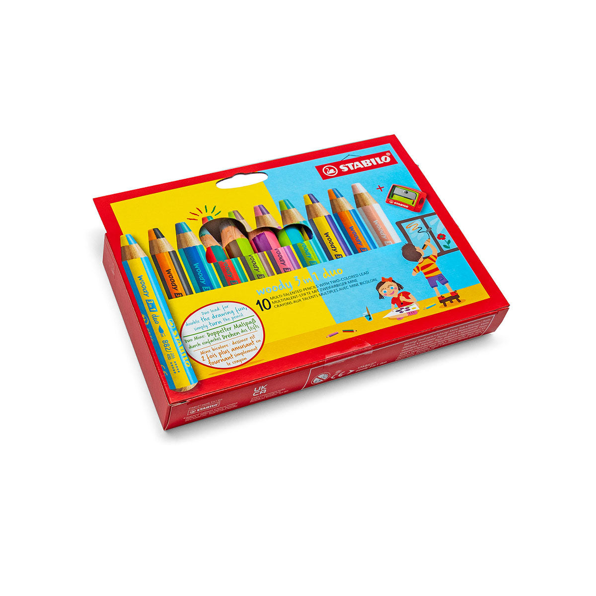STABILO® woody DUO, sets - Set of 10