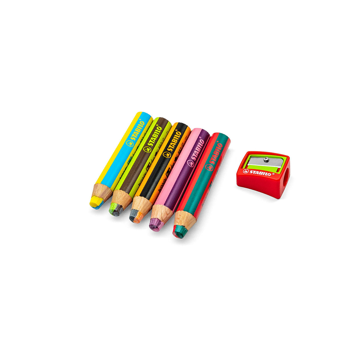 STABILO® woody DUO, sets - Set of 5