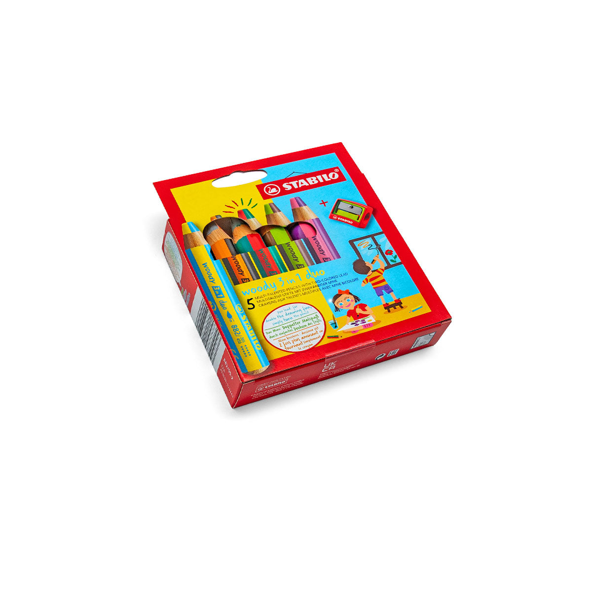 STABILO® woody DUO, Sets- 5er set