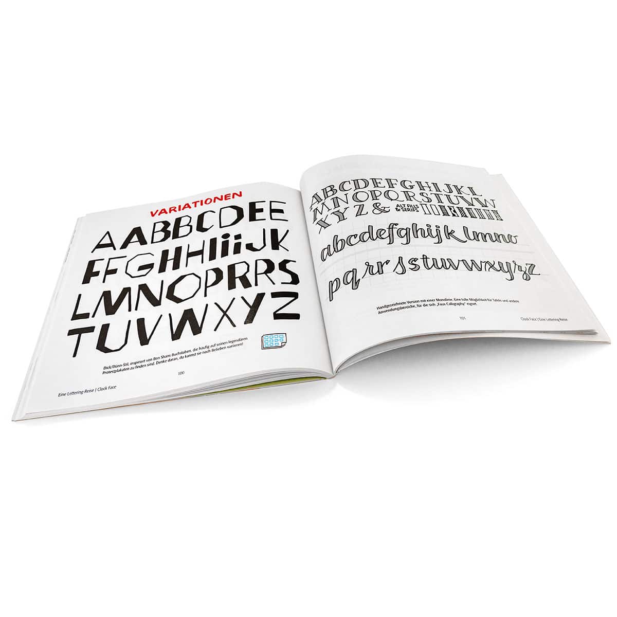 Geh' auf Lettering Reise (Duits)