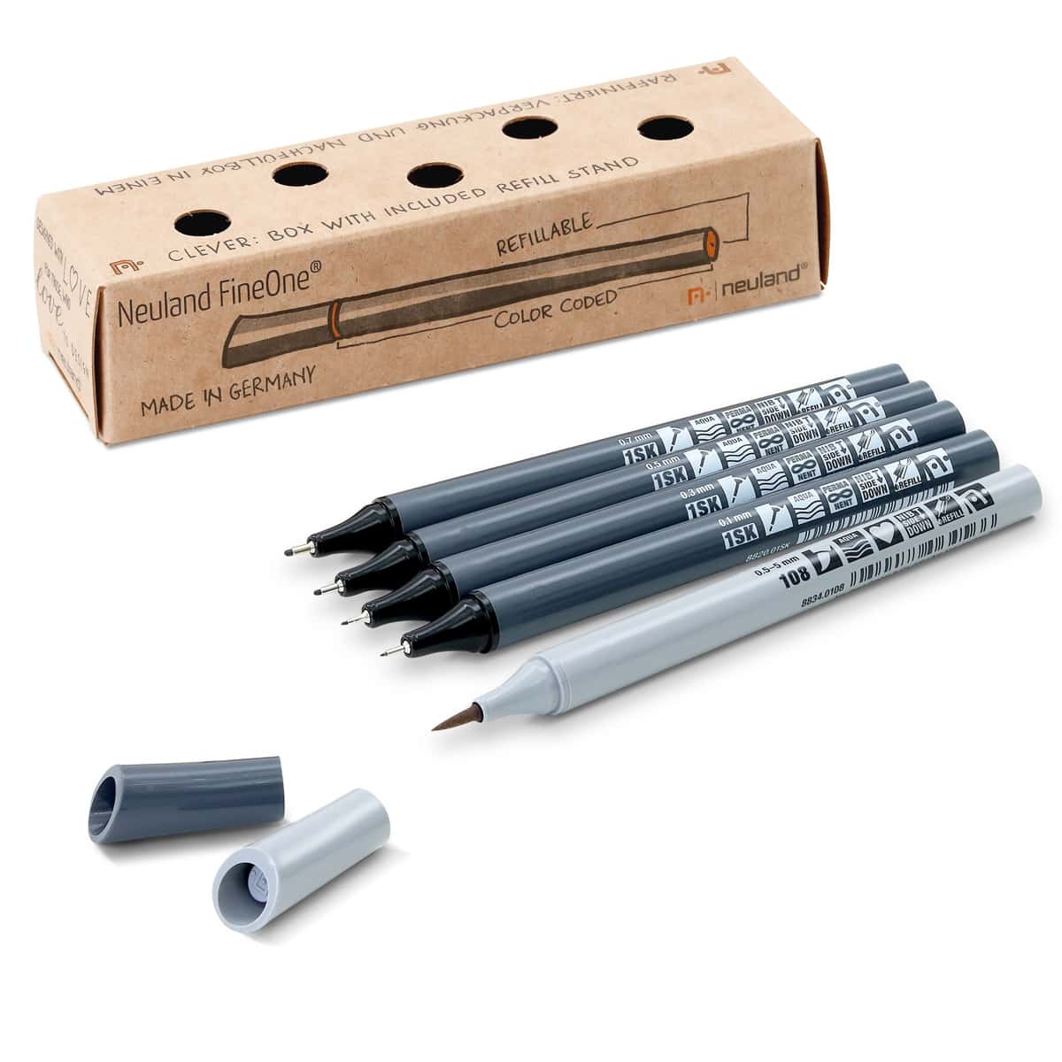 Neuland FineOne® Sketch, 5/set no. 19 Sketch+shade