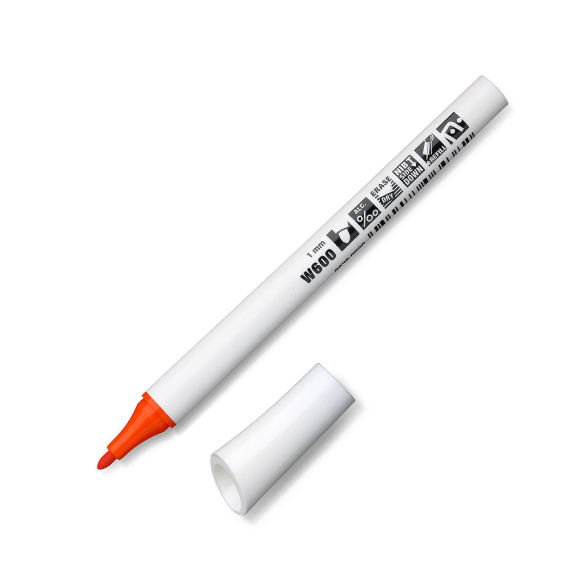 Neuland FineOne® Whiteboard, Rundspitze, 1 mm – Einzelfarben- w600 orange