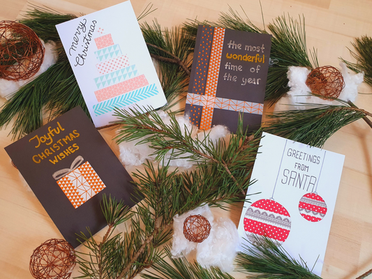 Weihnachtskarten gestalten