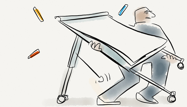 Flipcharts zum Ausflippen. Oder Ideen auf Augenhöhe.