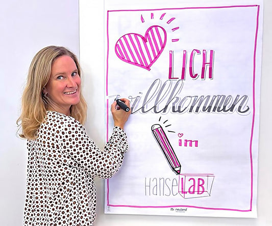 Martina Grigoleit am FlipChart