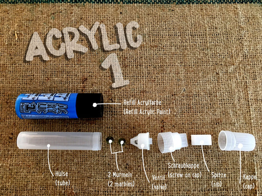 Neuland AcrylicOne: so wird er nachgefüllt