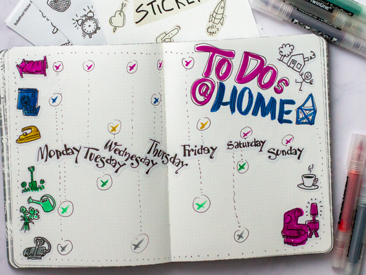 Design-Tipps für ein schönes Bullet Journal