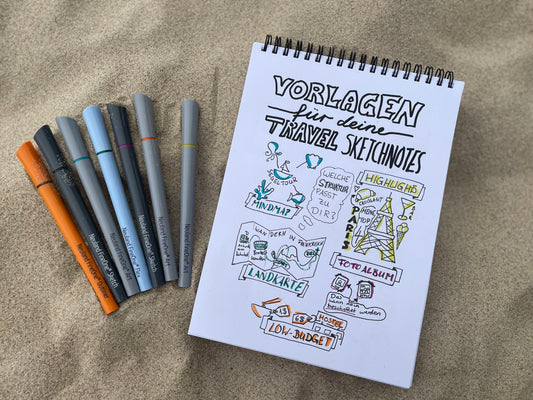 Travel Sketchnotes: Struktur