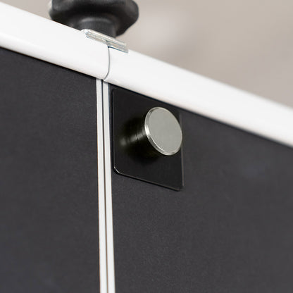 Kleine Stahlbleche, selbstklebend, für Magnete