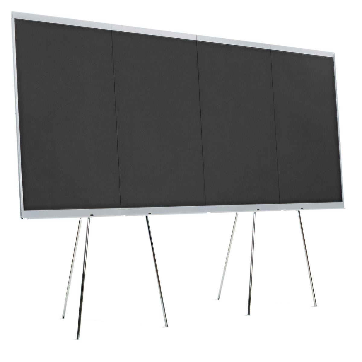 LW-X GraphicWall, 4 Board Elements/Set – black foam board