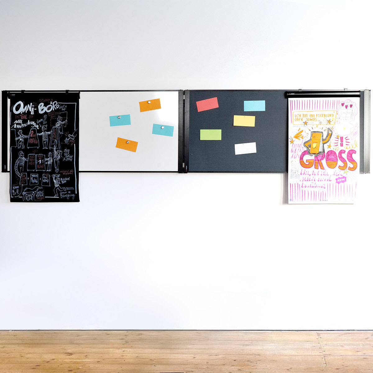 Movaris Wandmontage-Sets für 2 Tafeln