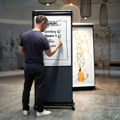 FlipChart Paper Holder for LW, pinGo® and Movaris® Pinboards