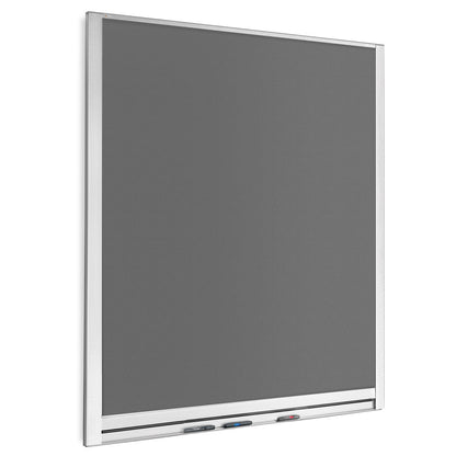 #größe_127,5 x 160 cm #tafel-ausführung wählen_01 filztuch anthrazit 9294 #Metallteile_S004 silber