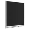 #größe_127,5 x 160 cm #tafel-ausführung wählen_03 filztuch schwarz 9315 #Metallteile_S004 silber