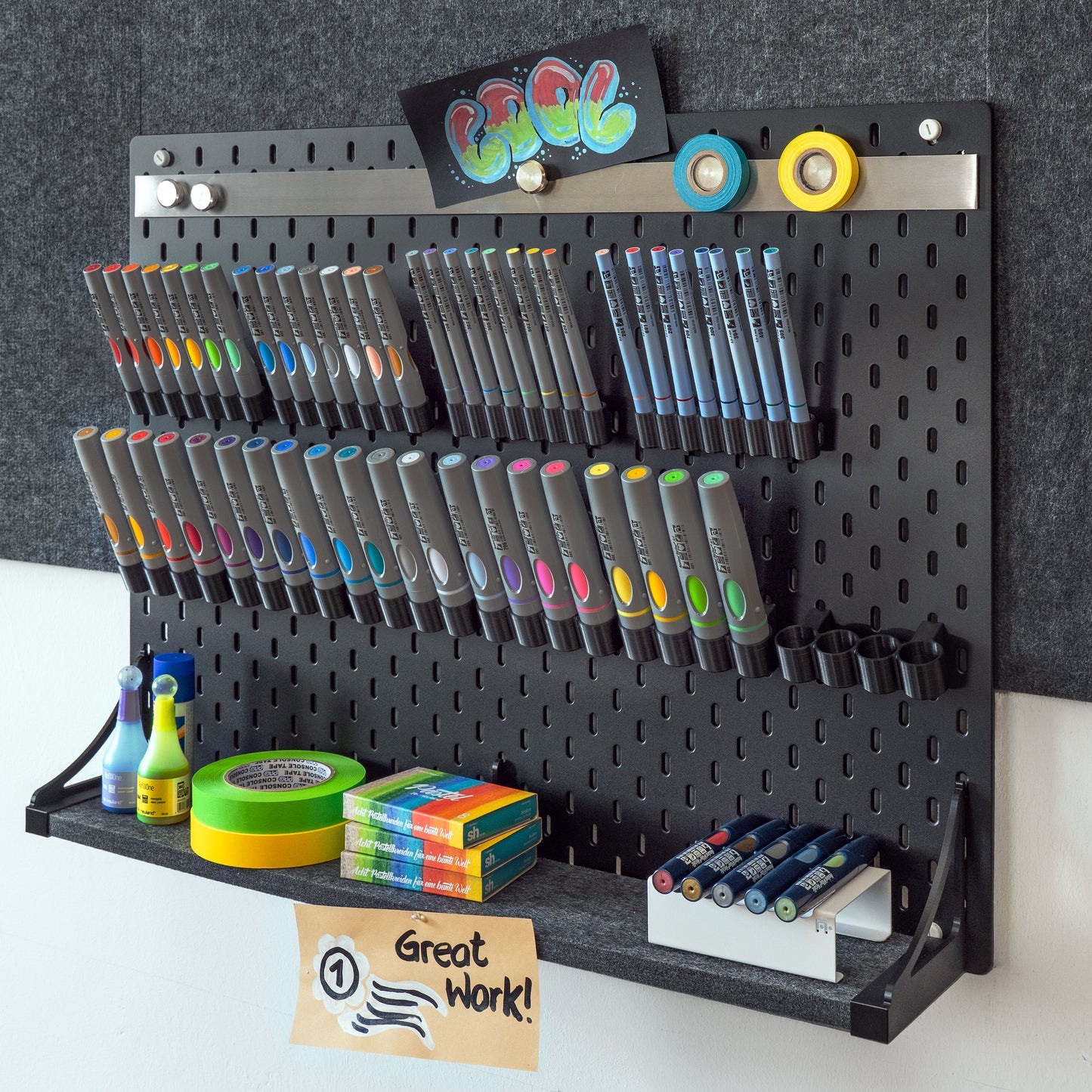 Neuland-Markerhalter – für IKEA SKÅDIS Lochplatte