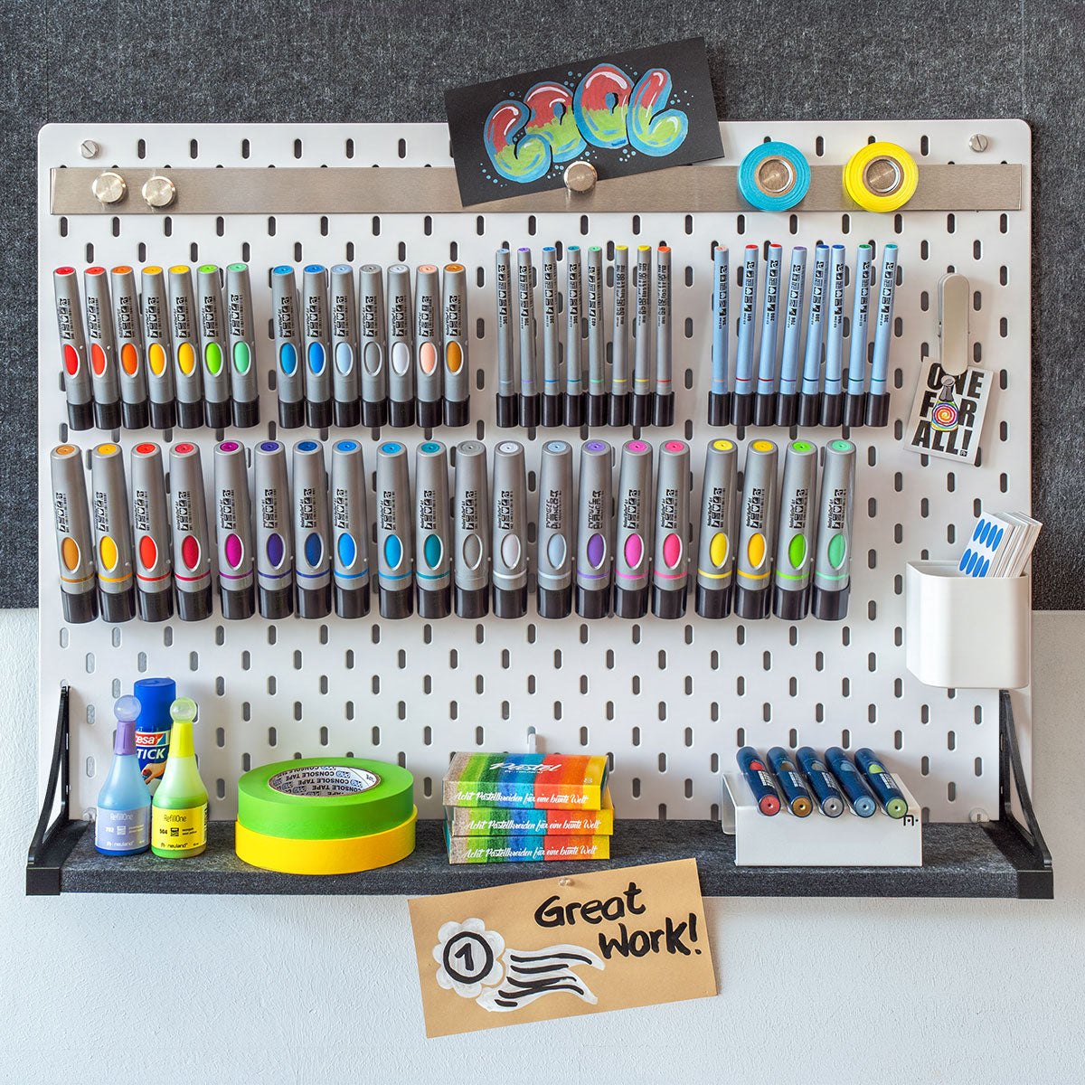 Neuland-Markerhalter – für IKEA SKÅDIS Lochplatte
