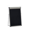 #tafel-ausführung wählen_00 schwarz kartoniert #metallteile_9007 graualuminium