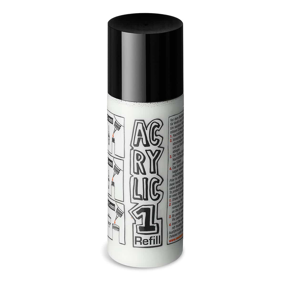 AcrylicOne Refill, enkel- ac501 weiß