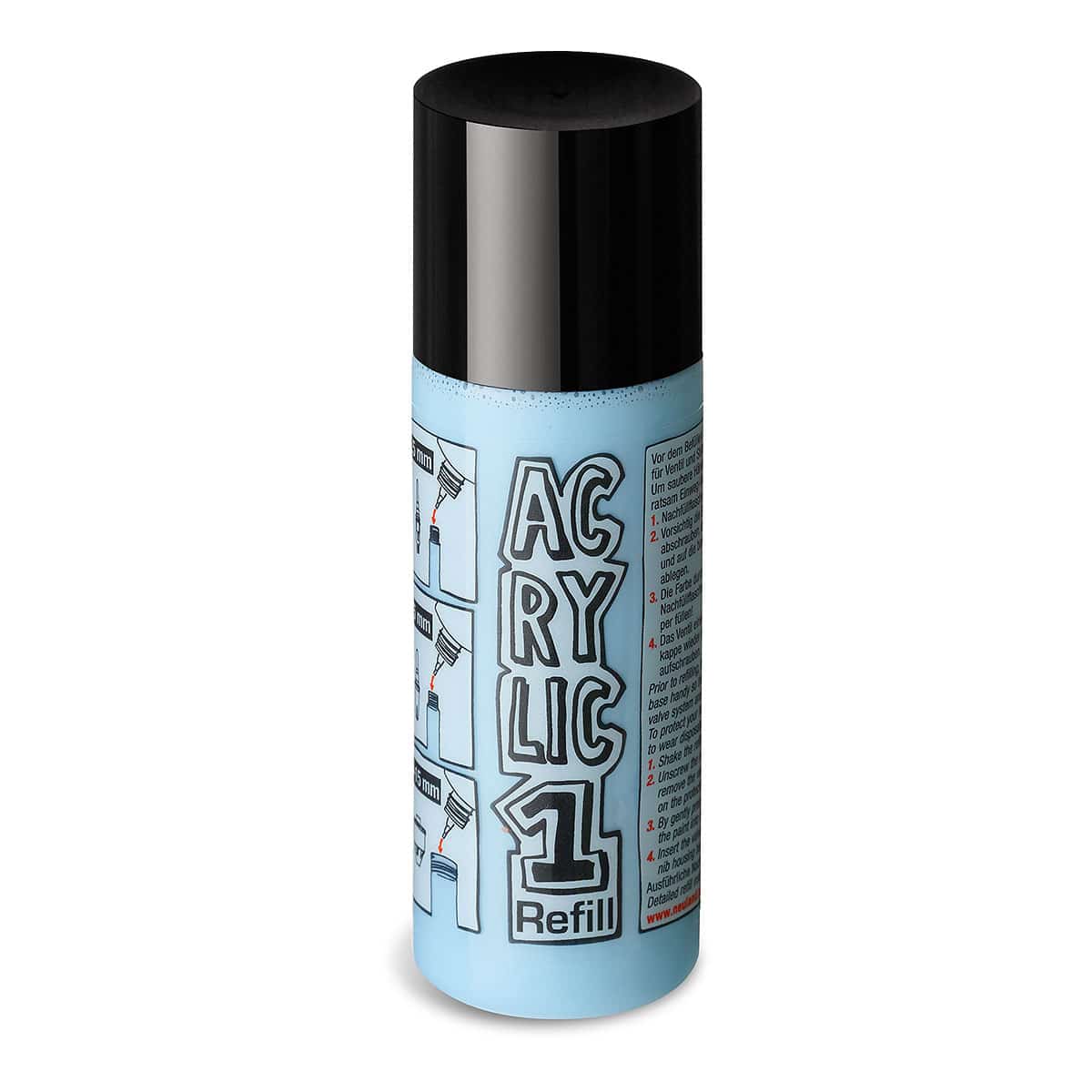 AcrylicOne Refill, Wasserbasis, Einzelfarben- ac522 pastellblau