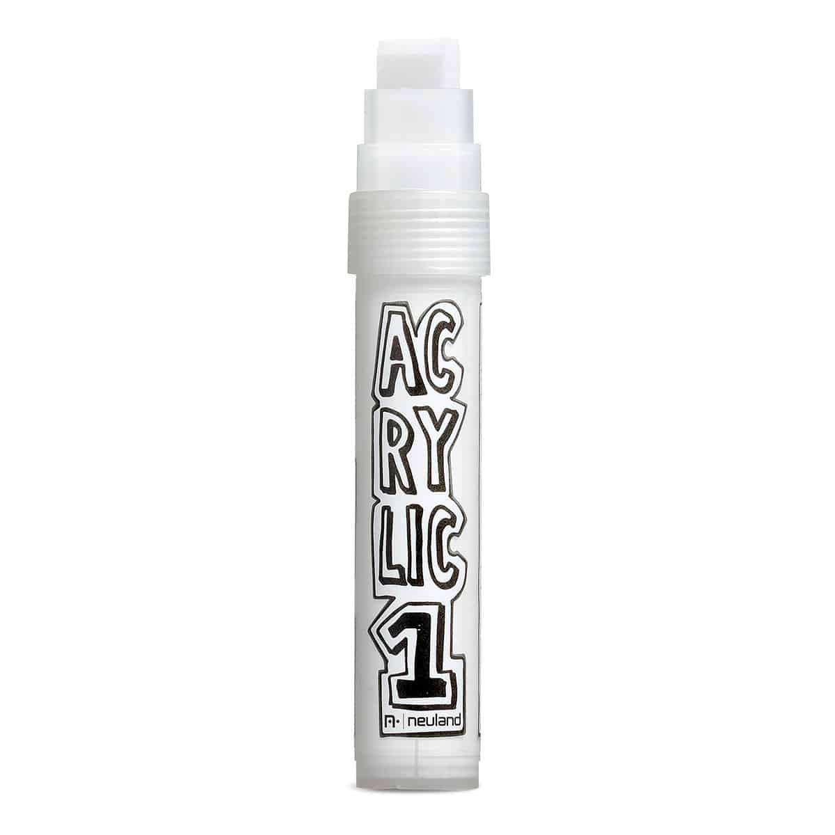 AcrylicOne BIG, Keilspitze 8-15 mm - Einzelfarben- ac501 weiß