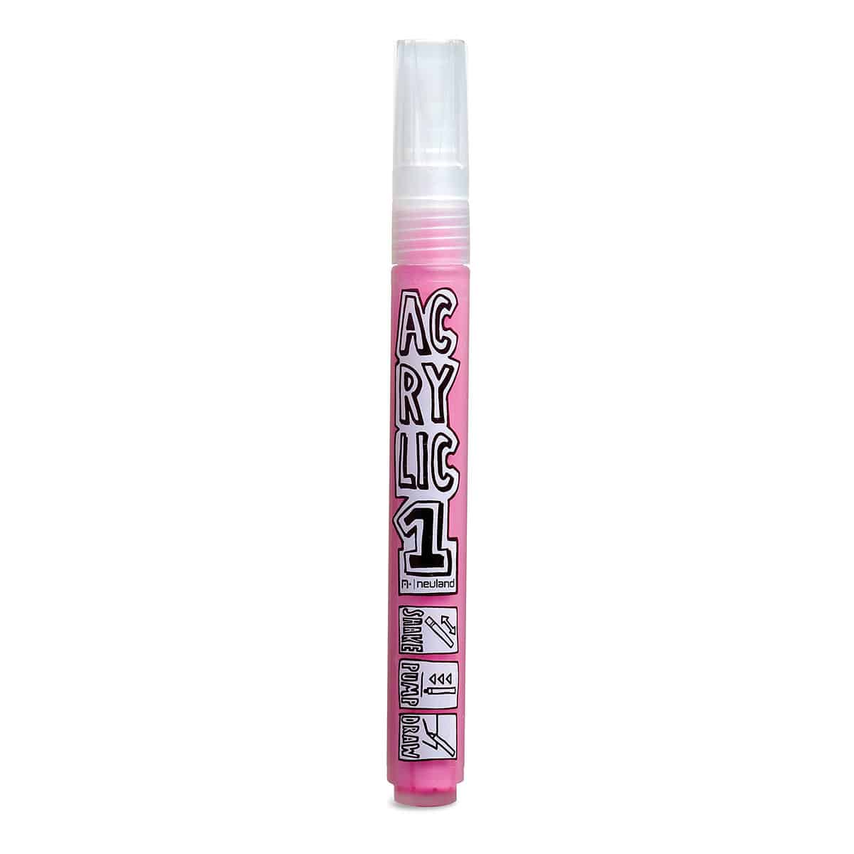 AcrylicOne MEDIUM, ronde penpunt 2,5mm, enkele kleuren- ac518 pink