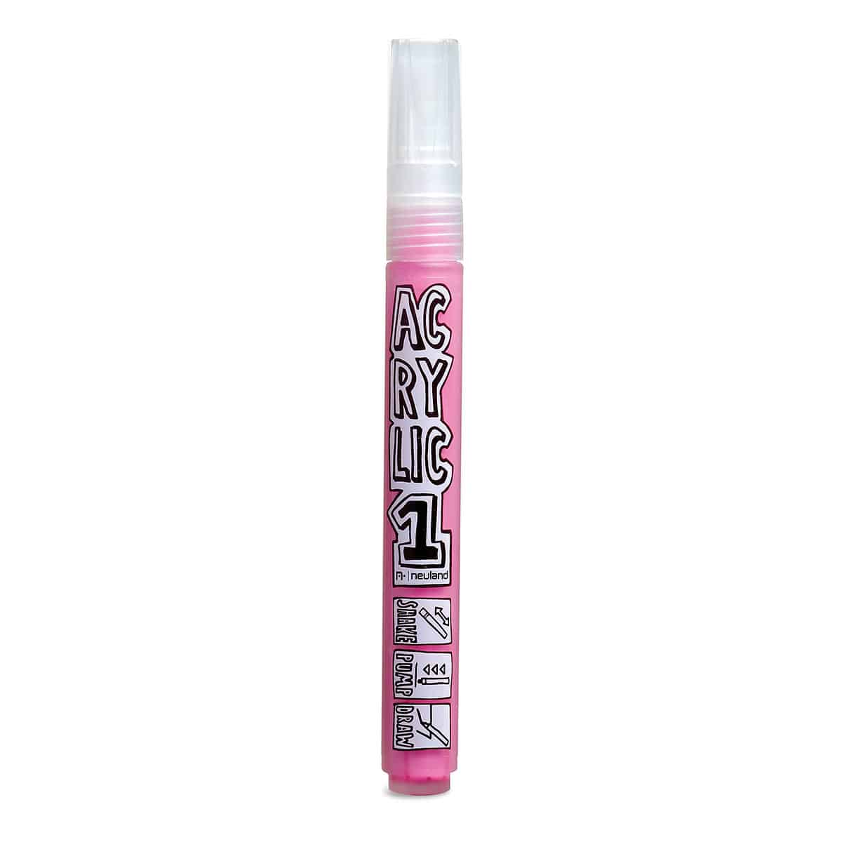 AcrylicOne MEDIUM, round nib 2.5mm – Single Colors- ac518 pink