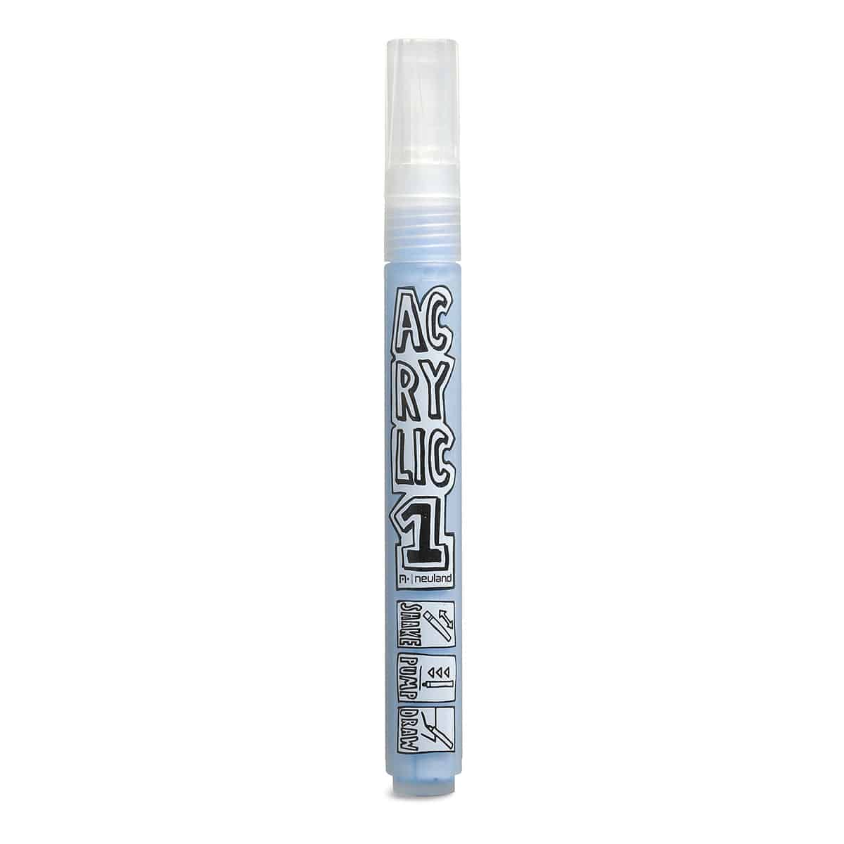 AcrylicOne MEDIUM, ronde penpunt 2,5mm, enkele kleuren- ac522 pastellblau